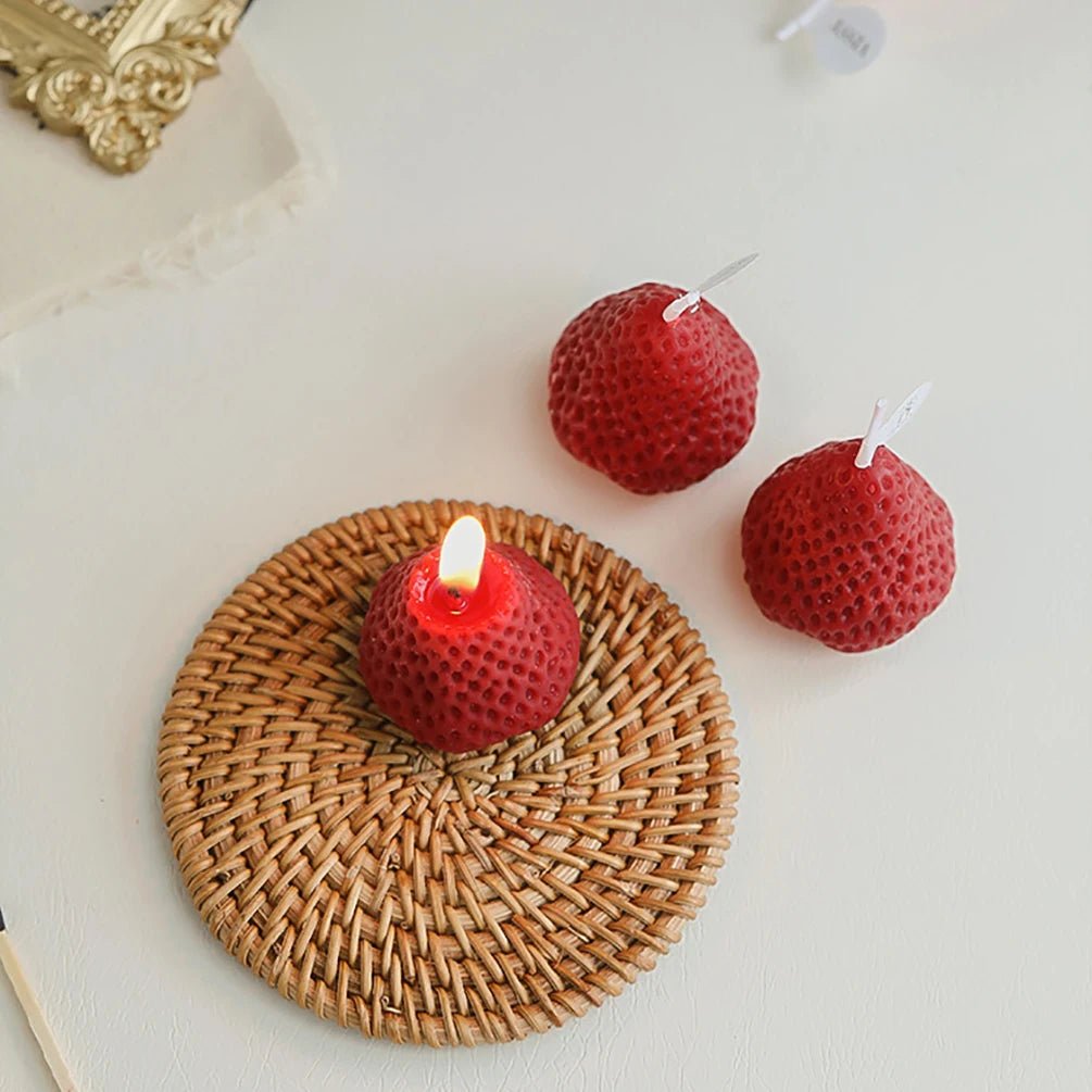 Strawberry Soy Wax Scented Candles - Eco - friendly | Cozyield