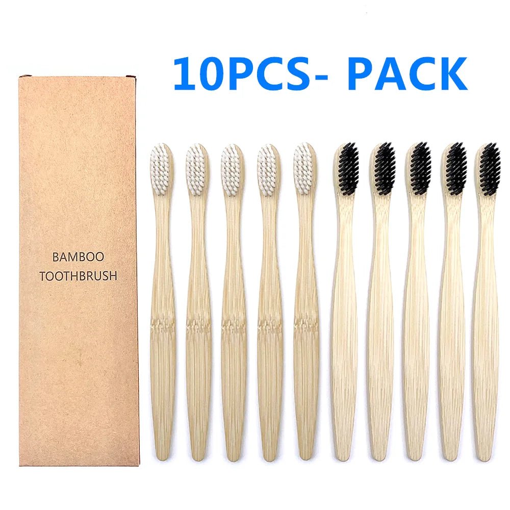 Biodegradable Bamboo Toothbrush - Eco - friendly | Cozyield