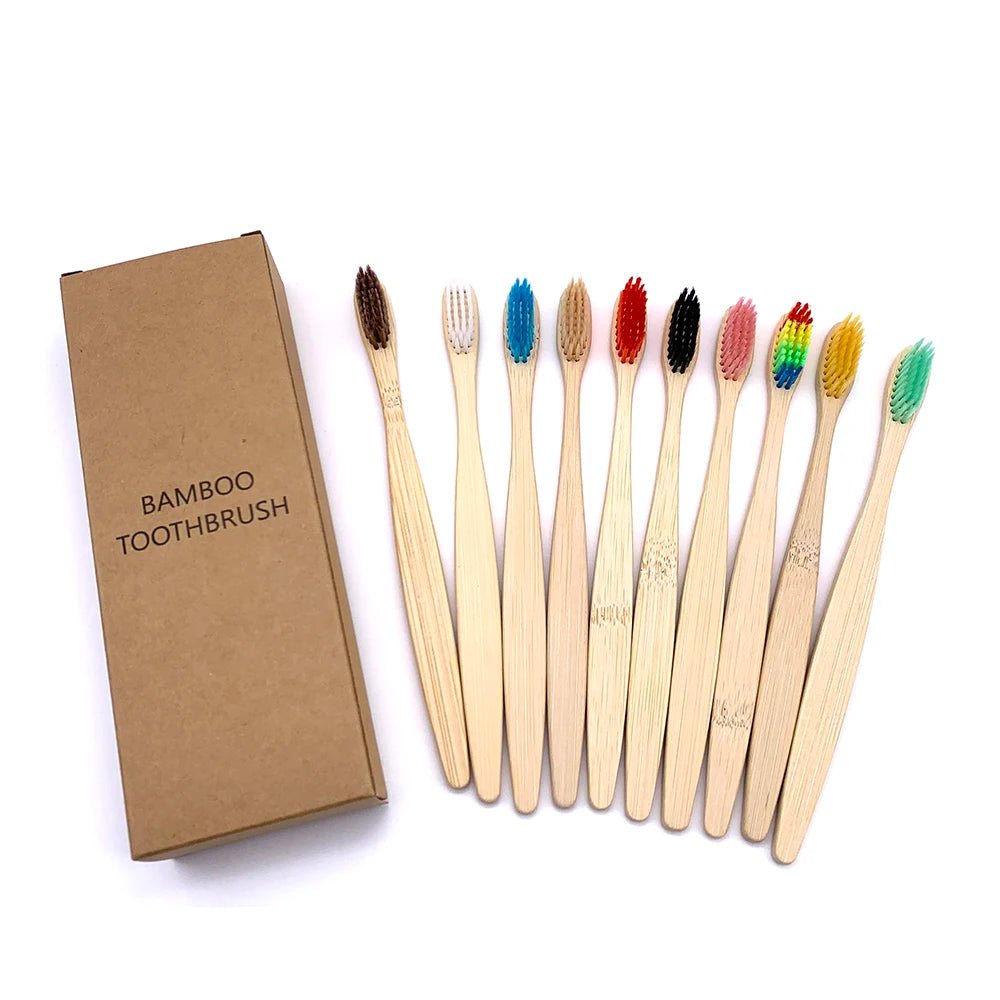 Biodegradable Bamboo Toothbrush - Eco - friendly | Cozyield