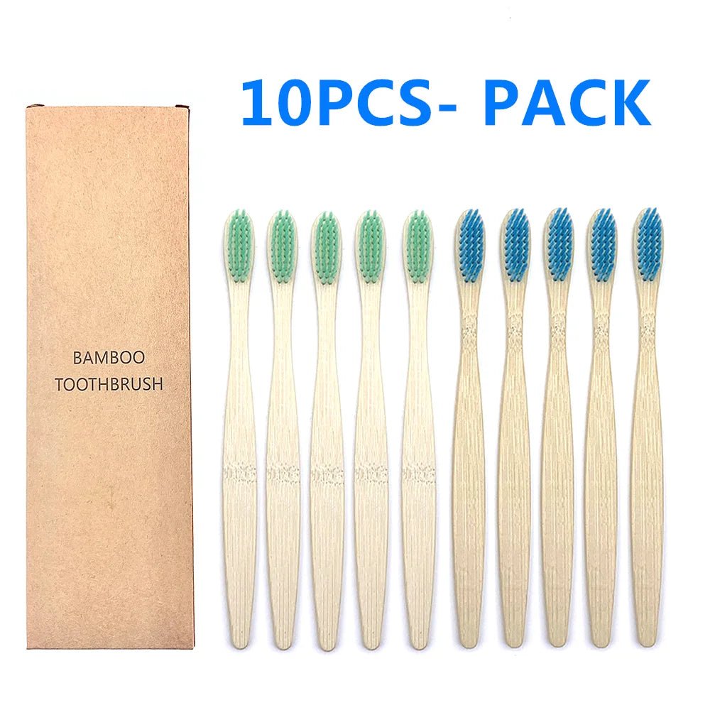 Biodegradable Bamboo Toothbrush - Eco - friendly | Cozyield