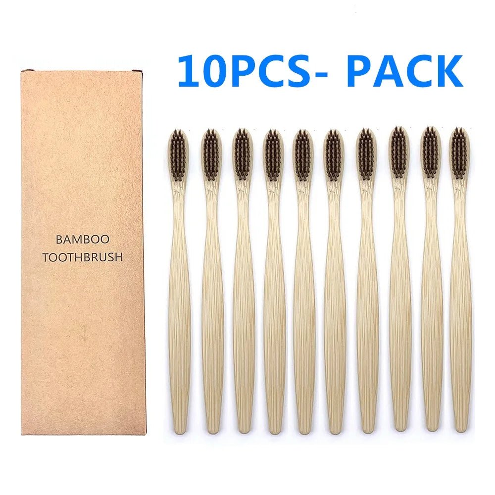 Biodegradable Bamboo Toothbrush - Eco - friendly | Cozyield