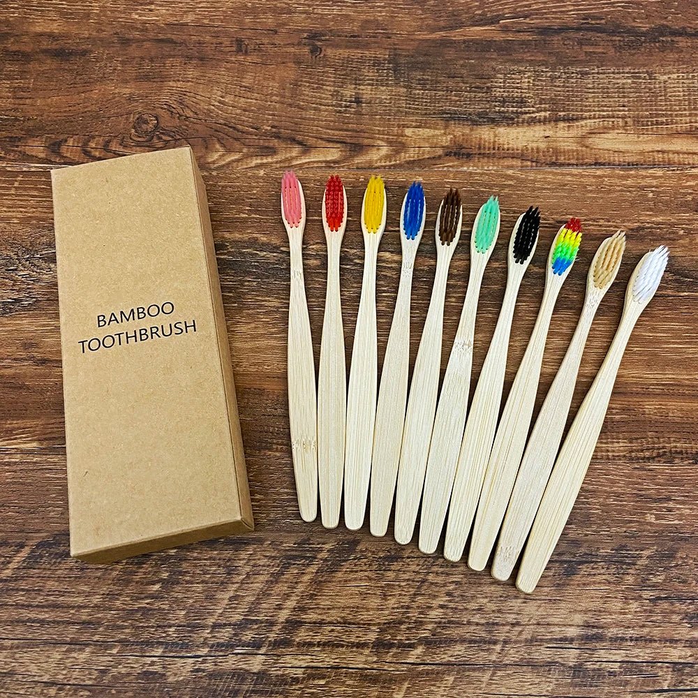 Biodegradable Bamboo Toothbrush - Eco - friendly | Cozyield