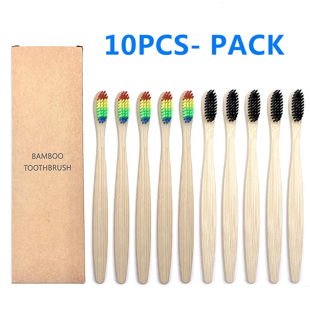 Biodegradable Bamboo Toothbrush - Eco - friendly | Cozyield