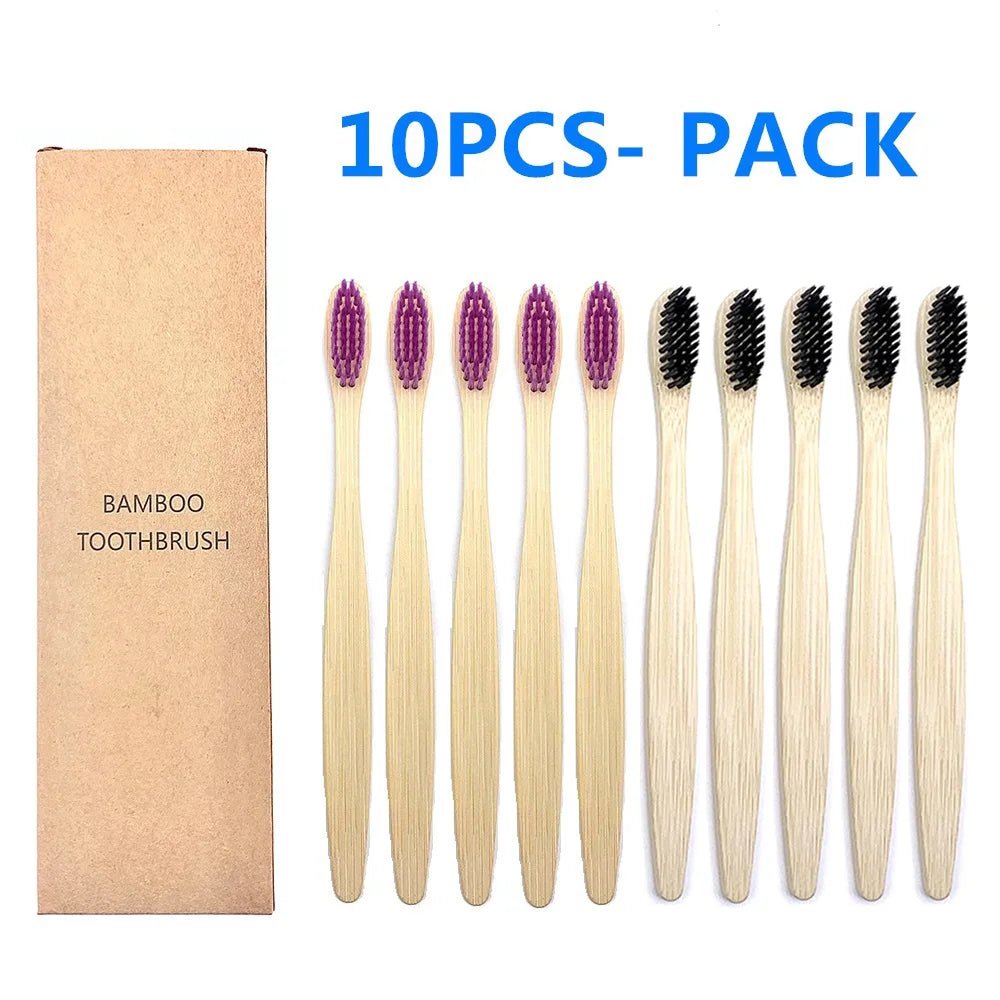 Biodegradable Bamboo Toothbrush - Eco - friendly | Cozyield
