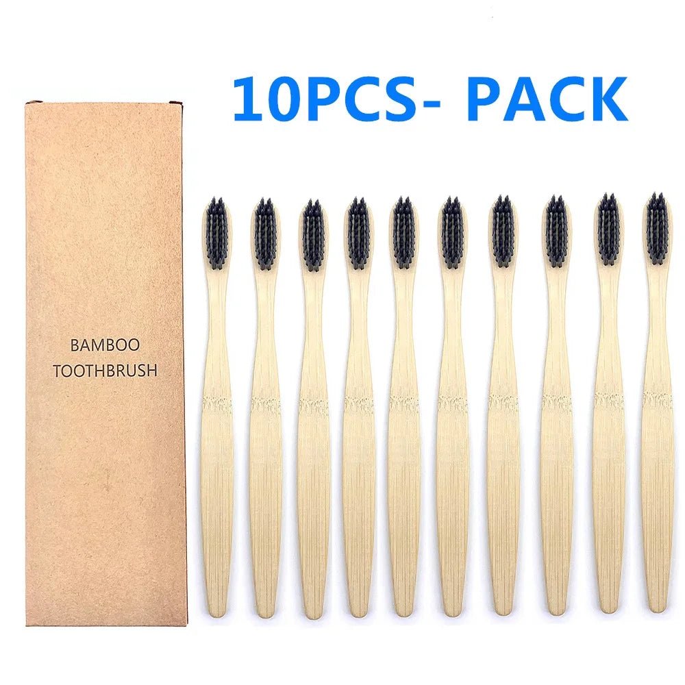 Biodegradable Bamboo Toothbrush - Eco - friendly | Cozyield