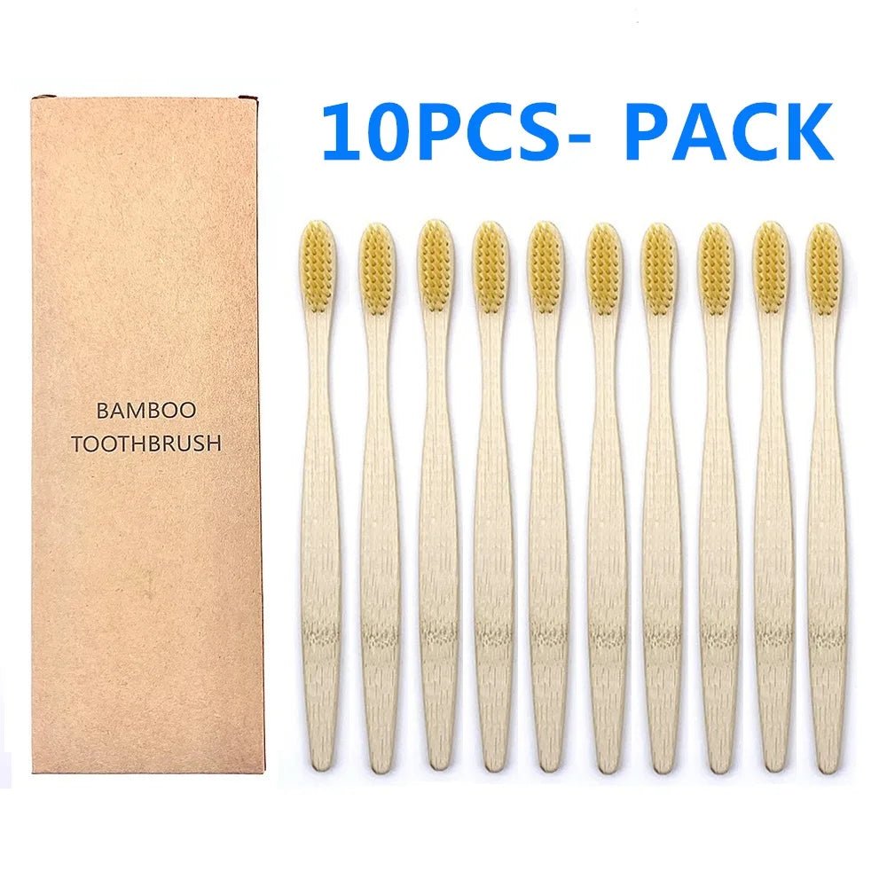 Biodegradable Bamboo Toothbrush - Eco - friendly | Cozyield
