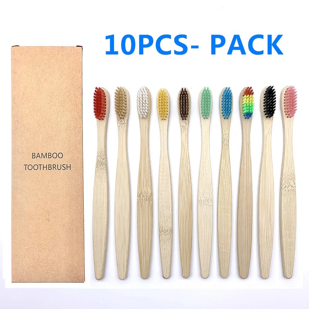 Biodegradable Bamboo Toothbrush - Eco - friendly | Cozyield