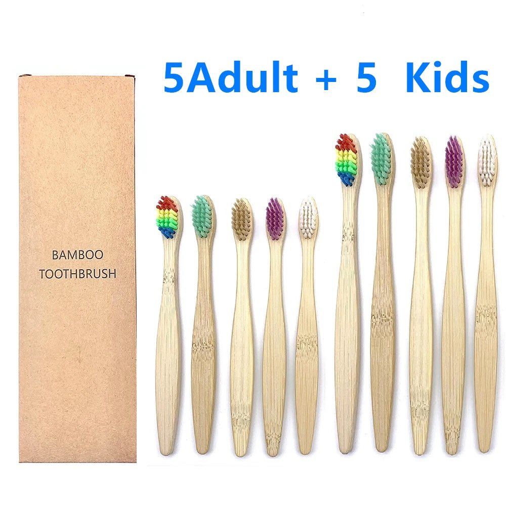 Biodegradable Bamboo Toothbrush - Eco - friendly | Cozyield