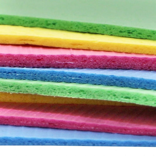 Biodegradable Floristic Dishwashing Cellulose Sponge - Eco - friendly | Cozyield