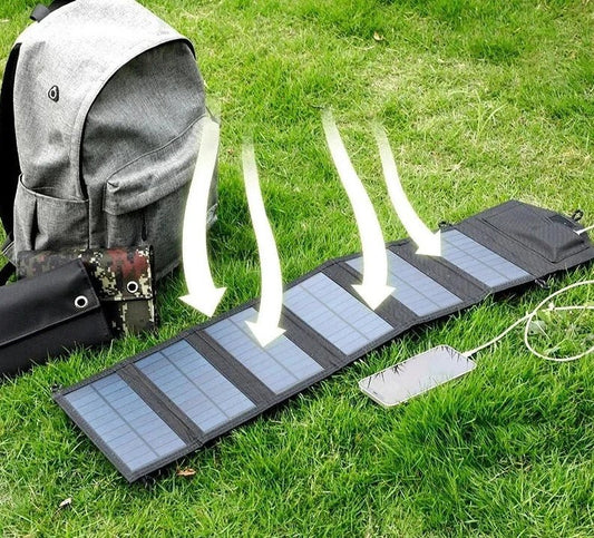 Foldable Solar Panel Portable Charger - Eco - friendly | Cozyield