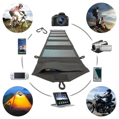 Foldable Solar Panel Portable Charger - Eco - friendly | Cozyield