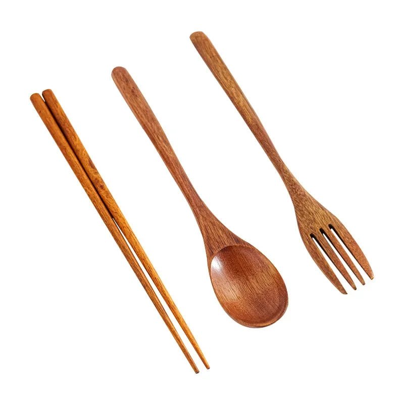 Handmade Japanese Natural Wood Utensil Set - Eco - friendly | Cozyield
