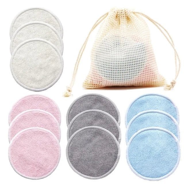 Reusable Cotton Makeup Remover Pads (12 Pcs) - Eco - friendly | Cozyield