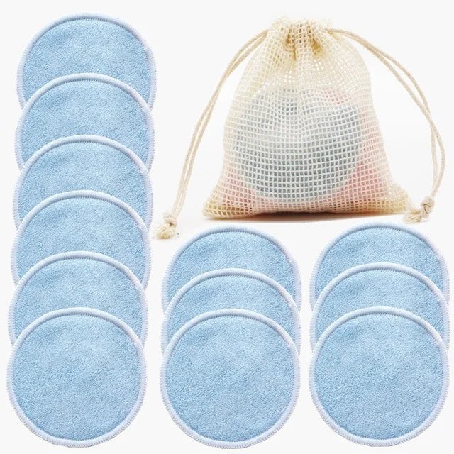 Reusable Cotton Makeup Remover Pads (12 Pcs) - Eco - friendly | Cozyield
