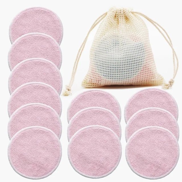 Reusable Cotton Makeup Remover Pads (12 Pcs) - Eco - friendly | Cozyield