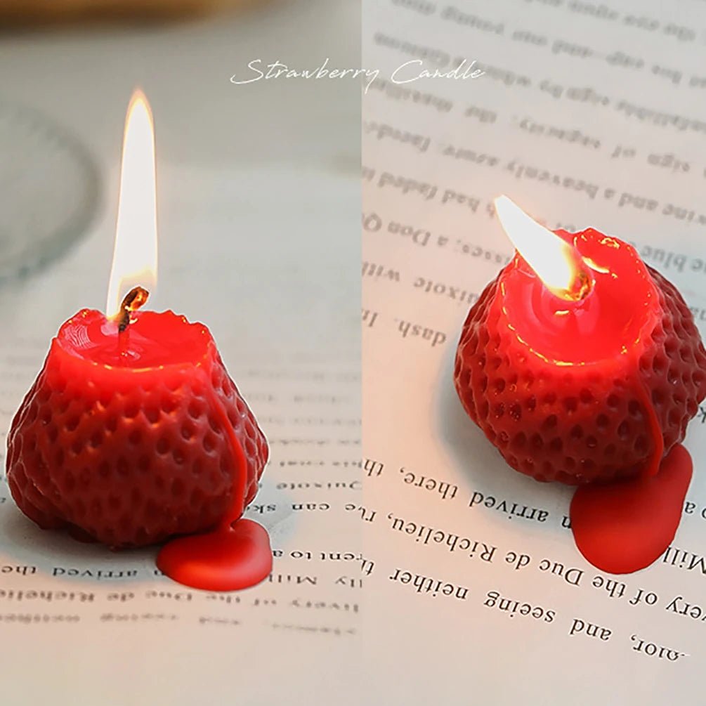 Strawberry Soy Wax Scented Candles - Eco - friendly | Cozyield