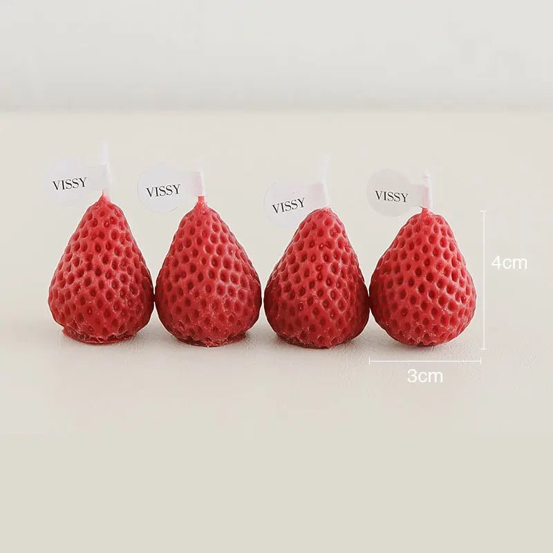 Strawberry Soy Wax Scented Candles - Eco - friendly | Cozyield
